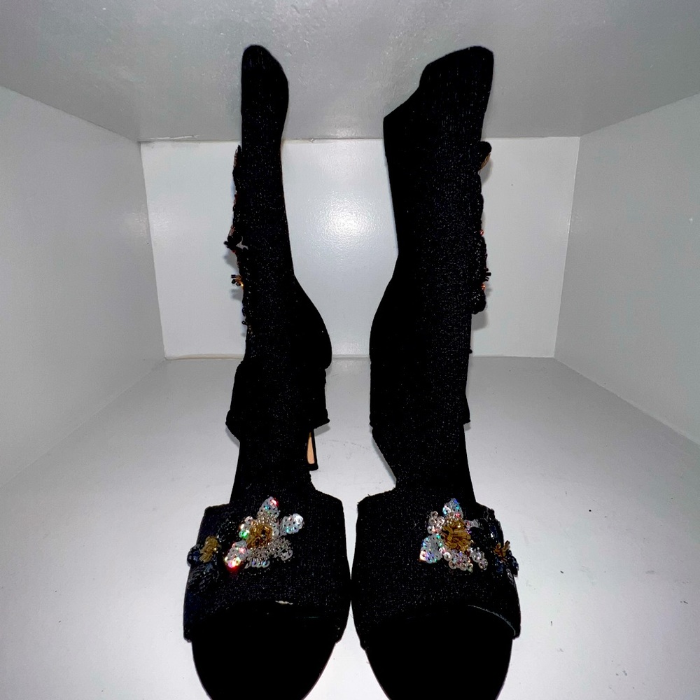 Fitted Ankle Booties with some florals